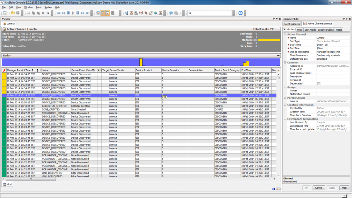 Hp arcsight rsa envision ossim splunk logrhythm это система